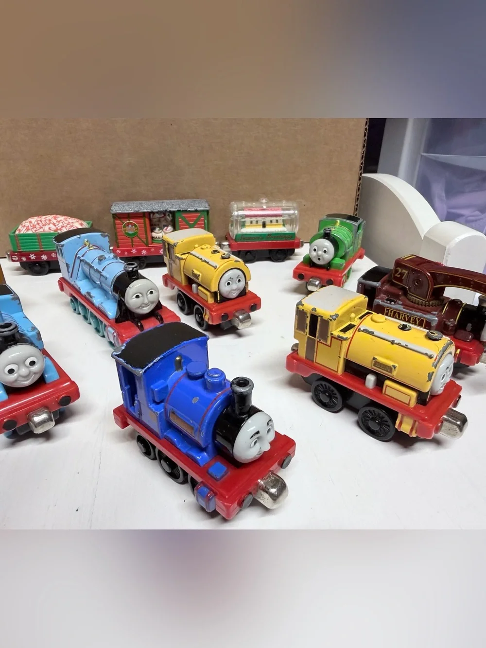 Thomas & Friends Assorted Mini Train Lot - Blue, Yellow, Green